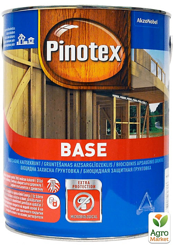 Грунтовка деревозащитная Pinotex Base Бесцветный 3 л