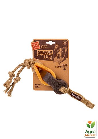Игрушка для собак Резиновая цепь GiGwi Gum Gum, экорезина, текстиль, 40 см (2305) - фото 2