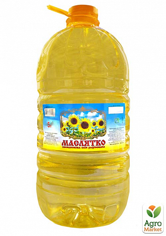 Олія соняшникова рафінована "Маслятко" 5л упаковка 2шт - фото 2