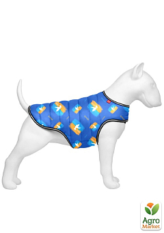 Куртка-накидка для собак WAUDOG Clothes, малюнок "Прапор", M, А 37 см, B 52-62 см, С 37-46 см (504-0229)2