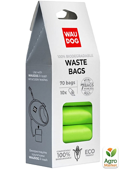 Біорозкладні гігієнічні пакети WAUDOG, 70 шт./уп.1