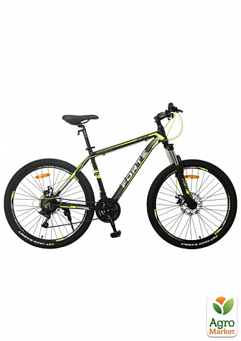Велосипед FORTE EXTREME розмір рами 21" розмір коліс 29" чорно-жовтий (салатовий) (117162)