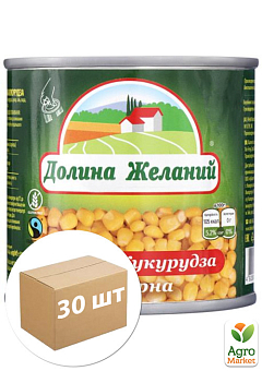 Кукурудза цукрова ТМ "Долина Бажань" 212 мл (120 гр) упаковка 30 шт1