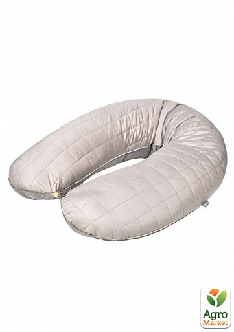Подушка для беременных и кормления с пуговкой ТM PAPAELLA 30х190 см серо-бежевый 8-31209*002