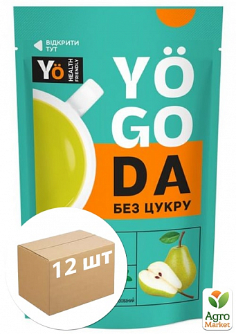 Чай натуральний груша, лайм, чебрець ТМ "Yogoda" 50г (без цукру) упаковка 12шт
