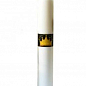 Свічка "Рустик" циліндр (діаметр 5,5 см*40 см 80 годин) біла