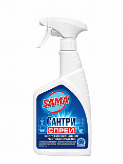 Универсальное чистящее средство спрей ТМ «САМА» «Сантри» 500 мл (лимон)2