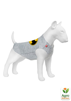 Майка для собак WAUDOG Clothes рисунок "Бэтмен лого", S30, B 54-60 см, С 33-38 см (294-2001)1