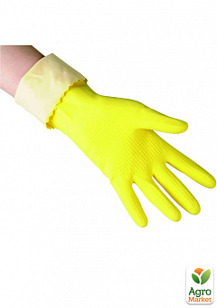Перчатки латексные сверхпрочные для хозяйственных работ Super Grip Vileda, размер M2