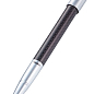 Ручка кулькова з обертовим металевим кільцем, Troika "DREHMOMENT" (PEN66/CB)