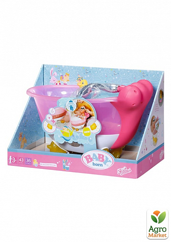 Автоматична ванночка для ляльки BABY BORN - КУМЕДНЕ КУПАННЯ (світло, звук) - фото 3