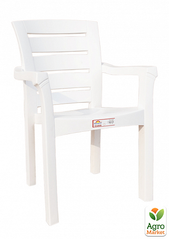 Крісло Irak Plastik Didim біле (4619)