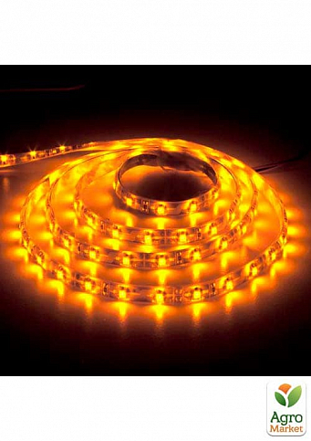 Светодиодная лента LS604/ SANAN LED-RL 60SMD/m 4.8W/m 12V 5m желтый IP65 (27674) - фото 2