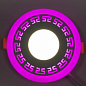 LED панель Lemanso  LM533 "Грек" круг  3+3W розовая подсв. 350Lm 4500K 85-265V (331607) купить