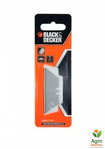 Набір лез BLACK+DECKER, для оздоблювальних робіт типу «трапеція» довжиною 62 мм "1992", 5 шт. BDHT0-11130 ТМ BLACK+DECKER