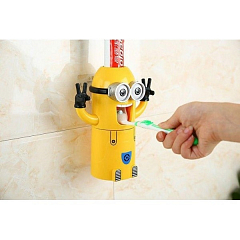 Автоматичний дозатор для зубної пасти з утримувачем для щіток Міньйон SKL11-2785562