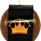 Свічка "Рустик" куля (діаметр 6,5 см) коричнева