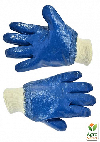 Перчатки резиновые маслостойкие с манжетом "Nitril"	TM "Technics" 16-227