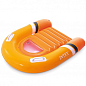 Детская доска для катания оранжевая "Surf Rider" 102х89 см ТМ "Intex" (58154)