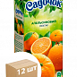 Нектар апельсиновый ТМ "Садочок" 0,95л упаковка 12шт