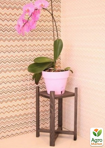 Подставка для цветов "Стойка малая" венге 22х22х30см - фото 2