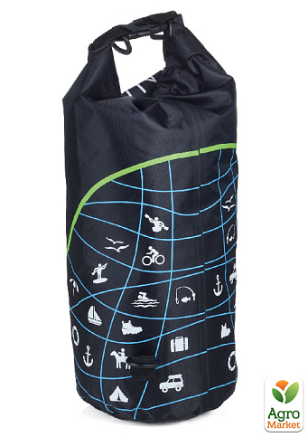 Вулична сумка Troika із захистом від води (для водних видів спорту) WATERPROOF BAG (WPB10/BK)