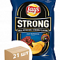 Картопляні чіпси Strong (Гострий пепероні) Poland ТМ "Lay's" 140г упаковка 21шт