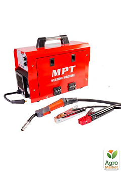 Апарат зварювальний напівавтомат інверторного типу MPT 50-200 А 1.6-4.0 мм аксесуари 6 шт MIG20051