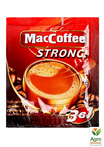 Кофе 3 в 1(стронг) в блистере ТМ "МакКофе" 25 пакетиков по 16г - фото 2