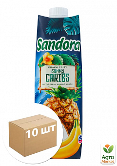 Нектар ананас-кокос-банан ТМ "Sandora" 0,95л упаковка 10шт2