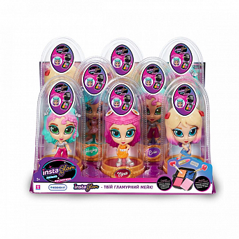 Игровой набор с куклой и косметикой 2 в 1 Instaglam S1 – НИНА - фото 2