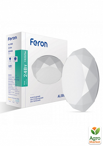 Світлодіодний світильник Feron AL588 24W 5000К
