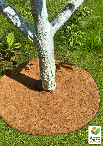 Приствольный круг EuroCocos из кокосового волокна d-80 см - фото 3