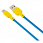 Кабель USB Gelius Full Silicon GP-UCN001C Type-C Yellow/Blue цена