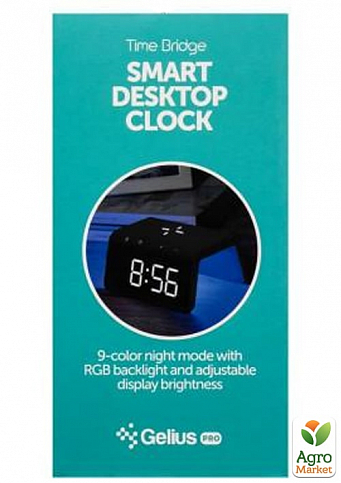 Gelius Pro Smart Desktop Clock Time Bridge GP-SDC01 (Умные часы) + Wireless Charging  - фото 7