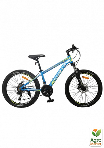 Велосипед FORTE FIGHTER розмір рами 15" розмір коліс 24" дюйма синьо-жовтий (117105)