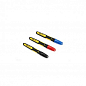 Набор маркеров STANLEY"FatMax®" с заостренным наконечником, 3 шт. (черный, красный, синий). 0-47-322 ТМ STANLEY
