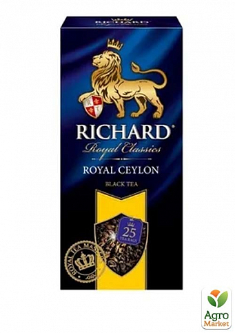 Чай Роял Цейлон ТМ "Richard" 50г упаковка 12 шт - фото 2