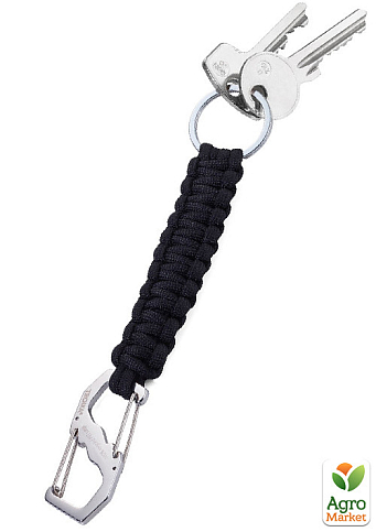 Брелок для ключів Troika Keyring, з петлі з підвійним затискачем (KR20-07/BK) - фото 2
