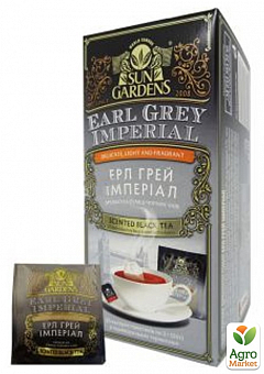 Чай Ерл Грей (Імперіал) у конверті ТМ "Sun Gardens" 25 пакетиків по 2г2