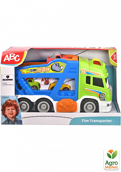 Транспортер АВС "Скания. Тим" с мягкой машинкой, со звуковым и световым эффектами, 42 см, 2+ Dickie Toys2