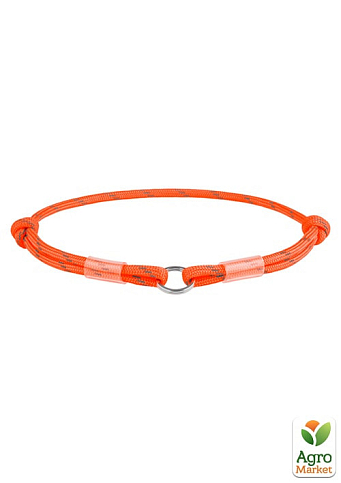 Шнурок для адресника из паракорда WAUDOG Smart ID, светоотражающий, размер S, диаметр 4 мм, длина 25-45 см оранжевый (60384) - фото 2