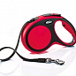 Flexi New Comfort S Рулетка для собак до 15 кг, длина ленты 5 м, цвет красный (0435230)