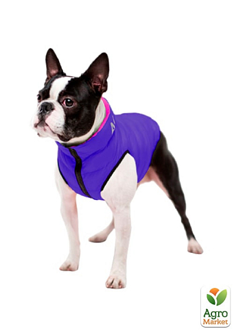Курточка для собак AiryVest двухсторонняя, размер S 40, розово-фиолетовая (1581)  - фото 2