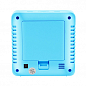 Часы сетевые VST-887Y-5, голубые, температура, влажность, USB цена