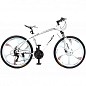 Велосипед 26д. алюм.рама 17", Shimano 21SP, кассета, алюм.DB, магн. диск, белый (T26BLADE 26.1W)