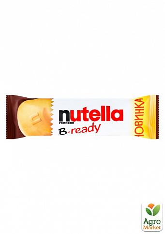 Вафельный батончик (с начинкой из ореховой пасты) с какао и вафельными шариками Nutella 22г упаковка 10шт - фото 2