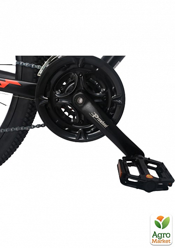 Велосипед FORTE TITAN размер рамы 19" размер колес 27,5" серо-красный (117172) - фото 4