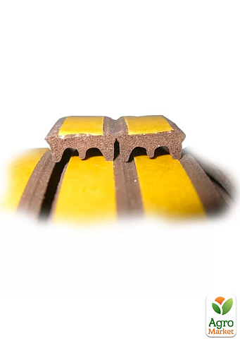Уплотнитель E-профиль (коричневый) бухта 150 м - фото 2