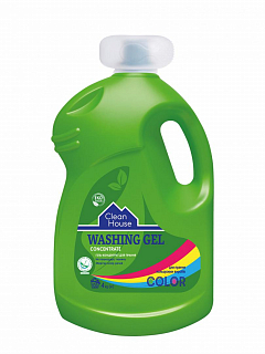 Гель - Concentrate для прання кольорових виробів, ТМ "Clean House" 4000г1